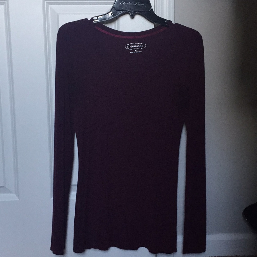 Long sleeved fitted shirt